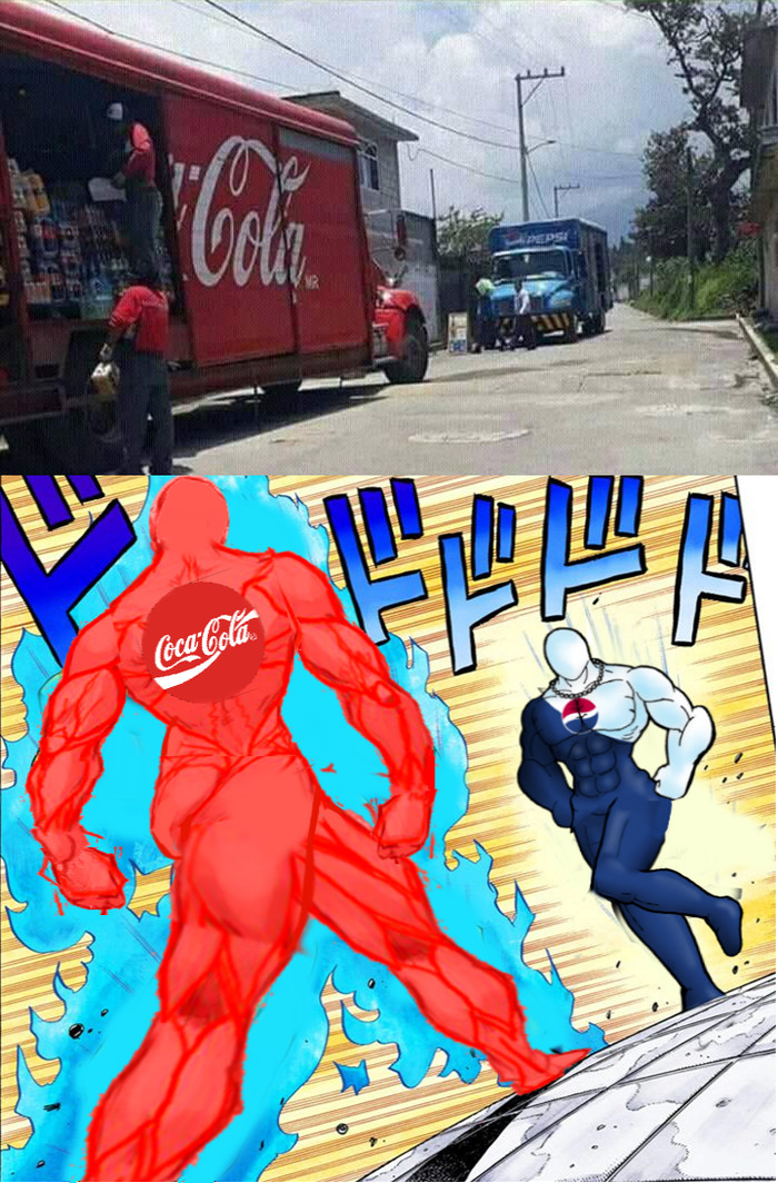 Jojo reference Coca-Cola, Pepsi, , 