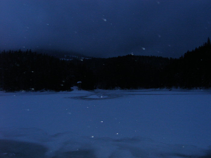 Winter Synevyr - My, Synevyr, Winter, Night, The mountains