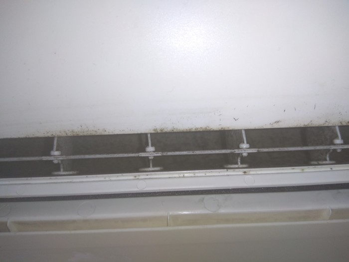 I cleaned the air conditioner - My, Air conditioner, Dirt, Purity, Longpost