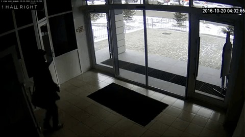 Вдребезги Гифка, Удар, Дверь, Стекло, Вдребезги, Видео