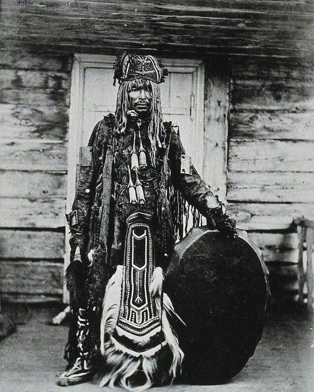 Shaman, Irkutsk province, 1914. - Shaman, Irkutsk, The photo, Shamans