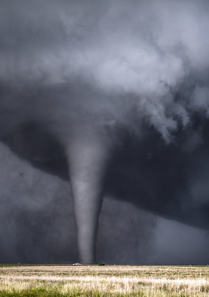 Tornado in Kansas - Tornado, Kansas, The photo