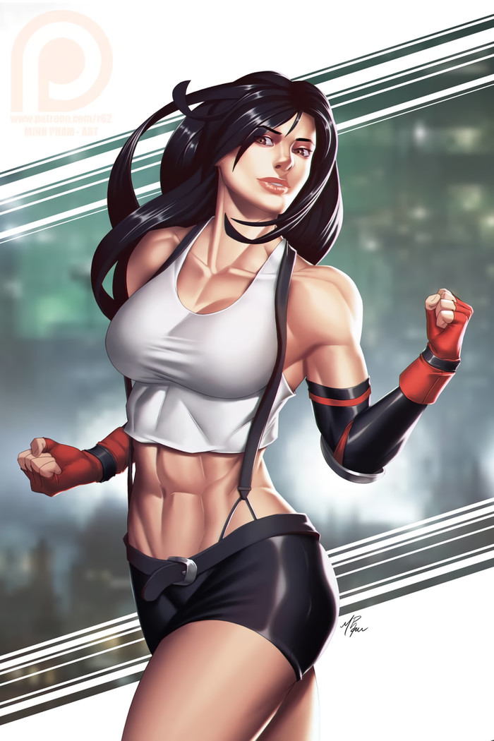 Tifa lockhart - R62, Art, Strong girl, Final Fantasy, Final fantasy vii, Tifa lockhart