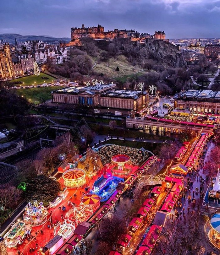 Edinburgh, Scotland - The photo, beauty, Scotland, Christmas