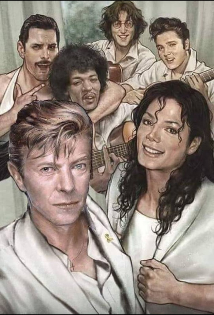 Group. - Images, Michael Jackson, , Elvis Presley, David Bowie, Company