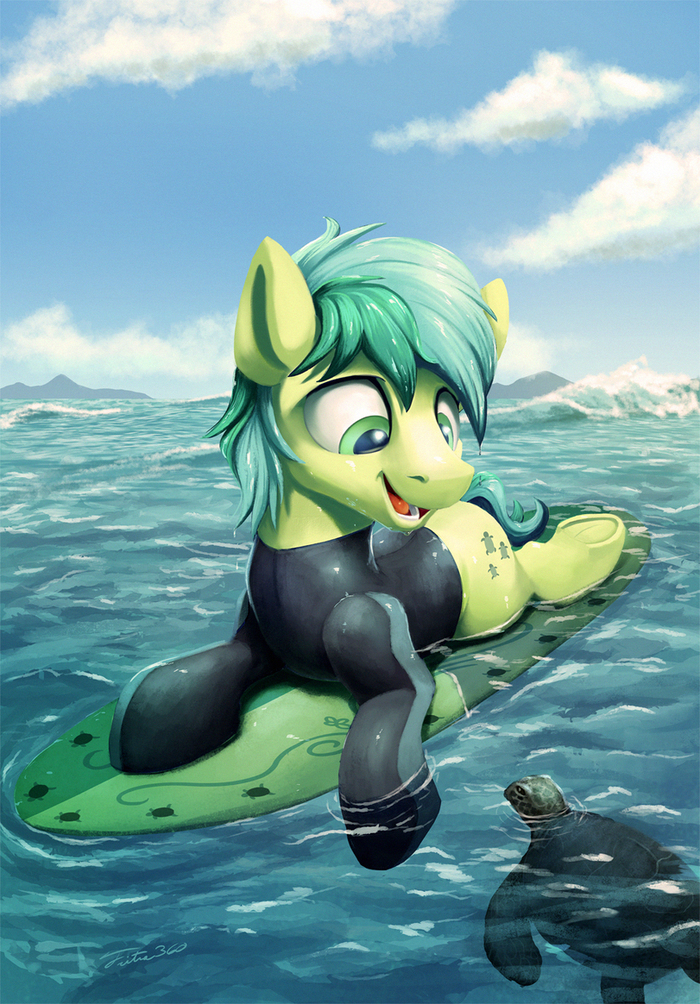 sandbar - My little pony, Sandbar, PonyArt, Tsitra360, Art