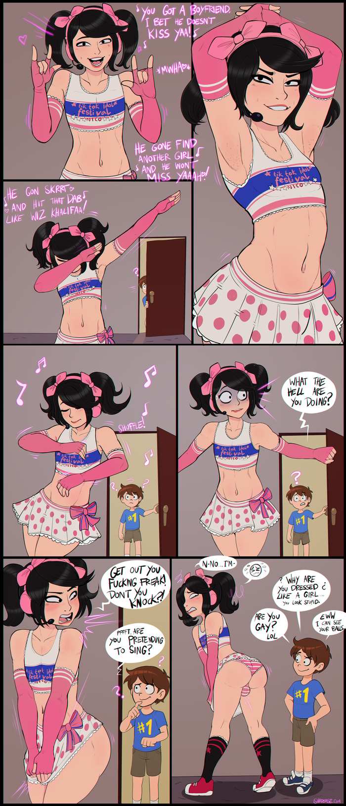 HIT OR MISS ME WITH THAT GAY SHIT PAGE 2 - NSFW, Shadman, Shadbase, Comics, Longpost, Its a trap!