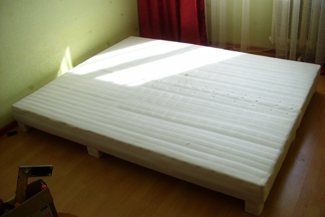 How I made a pallet bed - My, Bed, Building, Longpost