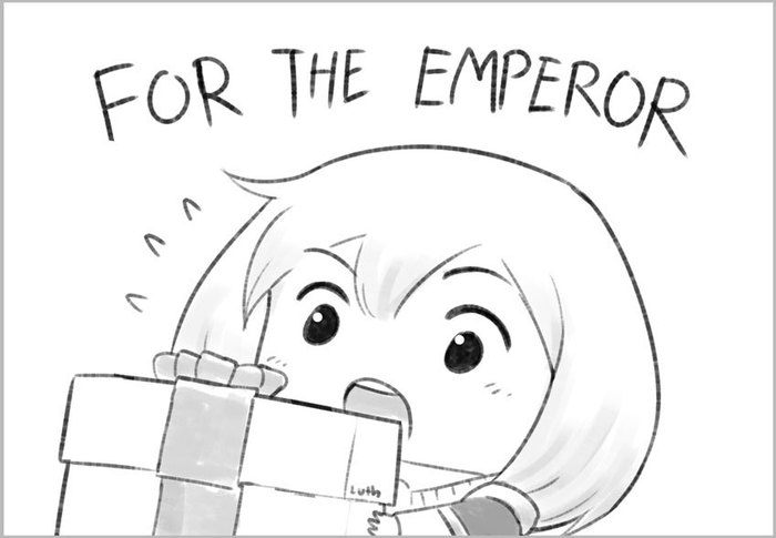 For The Emperor - Lutherniel, Adepta Sororitas, Emperor of Humanity, Warhammer 40k, Chibi, Wh other, Bolter to kokoro, Chibi