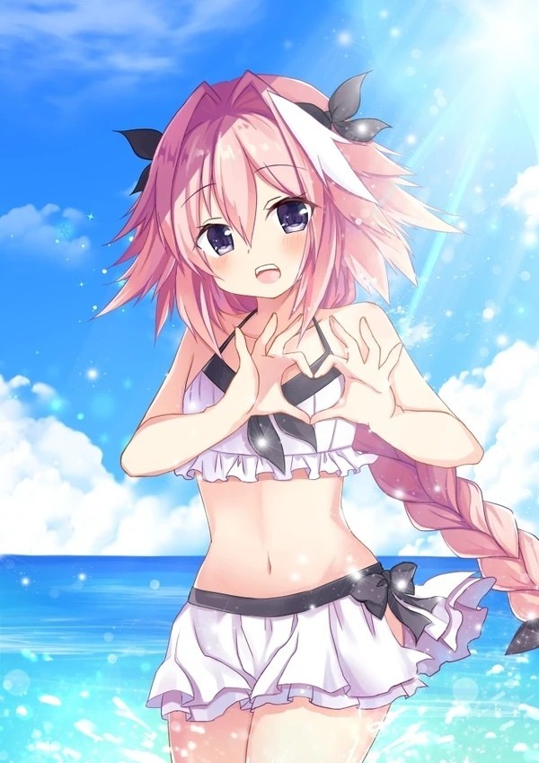 Astolfo - Its a trap!, Astolfo, Fate Apocrypha, Fate, Anime Art, Арт, Аниме