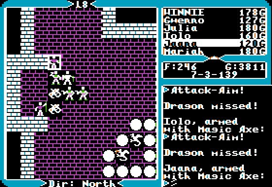 Ultima V: Warriors of Destiny. Part 3. Dungeon Depths. - My, 1988, Passing, Ultima, RPG, Open world, Retro Games, Origin, Apple II, Longpost