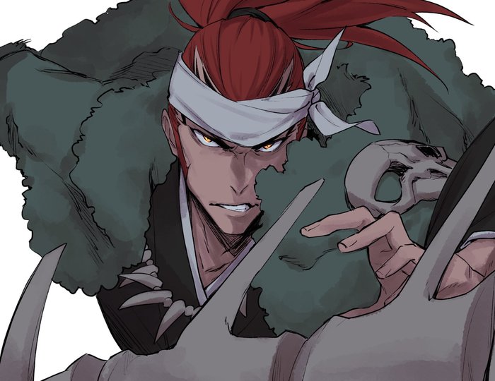 Hihio zabimaru - Anime, Anime art, Bleach, Abarai Renji