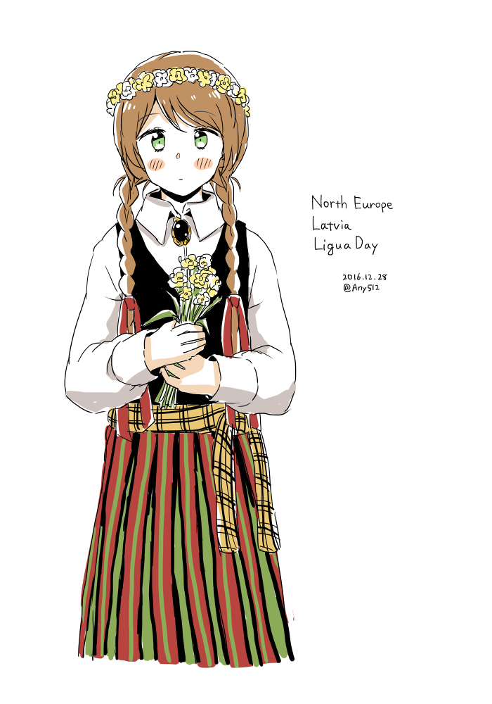 National costumes of the world - Anime art, Anime original, Anime, Any, Longpost