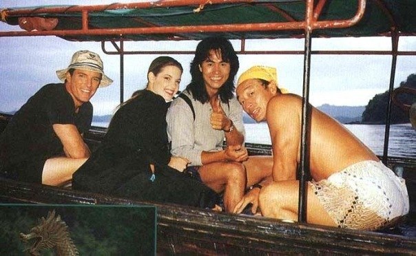 Linden Ashby, Bridget Wilson, Robin Shaw and Cary-Hiroyuki Tagawa on the set of Mortal Kombat 1995 - Interesting, 90th, The photo, Movies, Mortal kombat, Mortal Kombat