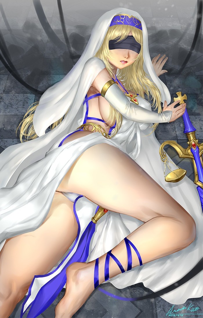 Sword Maiden - NSFW, Anime Art, Рисунок, Девушки, Sword Maiden, Goblin Slayer, Аниме, Арт, Ariver Kao