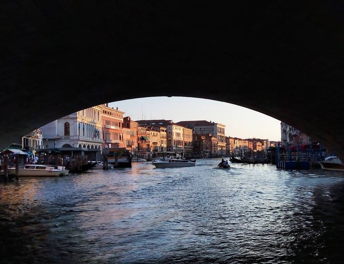 Venice - My, Venice, Photo on sneaker