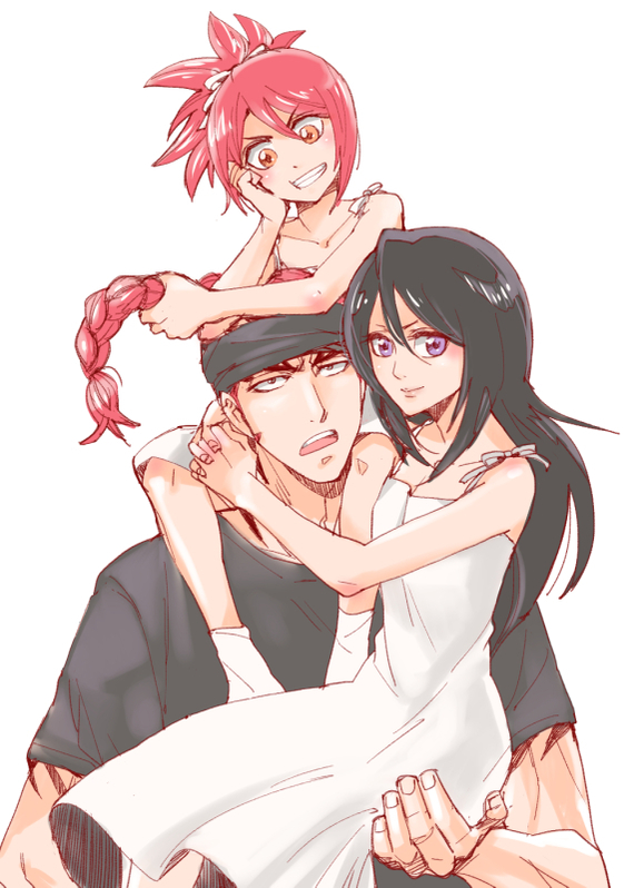 Bleach - Anime, Anime art, Bleach, Abarai Renji, , Rukia Kuchiki