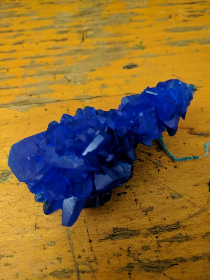 Слишком много кристаллов Химия, Медный купорос, Длиннопост