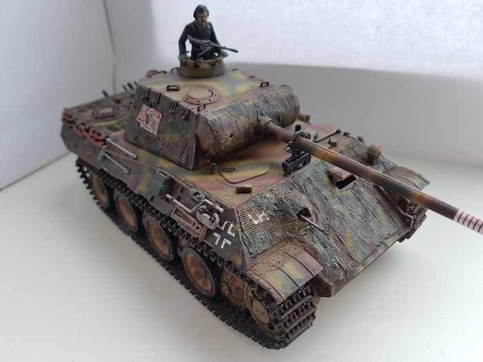 First post - My, Stand modeling, Tanks, Panther, First post, Longpost