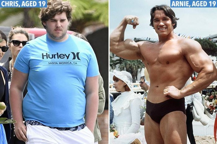 When at 19 you weigh as much as your dad at your age - Slimming, Motivation, Arnold Schwarzenegger, , Girmen, Parents and children