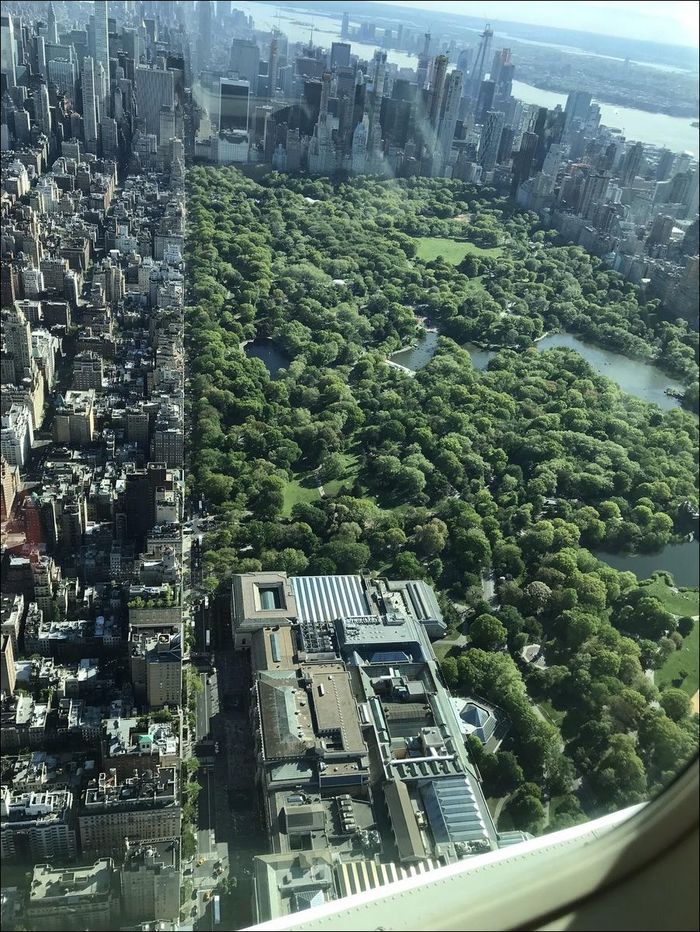 New York Central Park aerial view - New York, The park, Manhattan