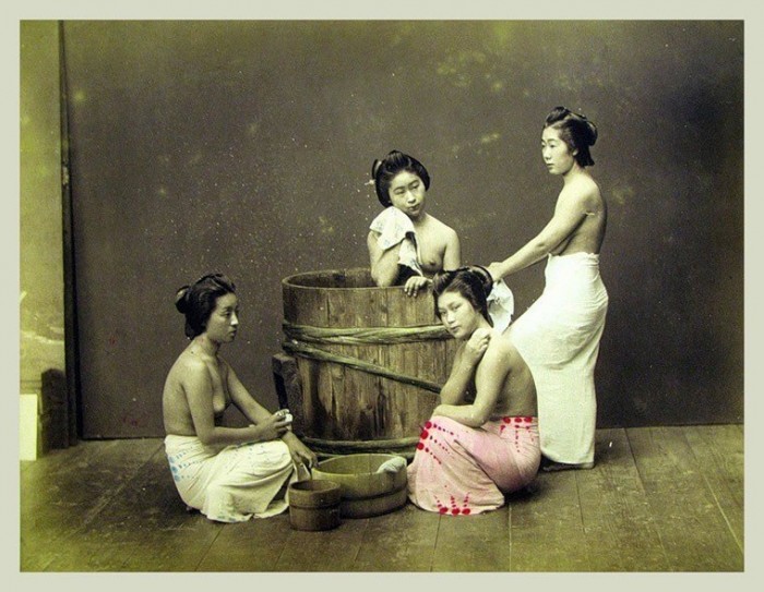 Japanese baths, history. - NSFW, Japan, Bath, Story, Everyday life, Past, Longpost