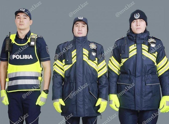 Разработан проект новой формы казахстанских полицейских Полиция, Казахстан, Новая форма, МВД, Длиннопост