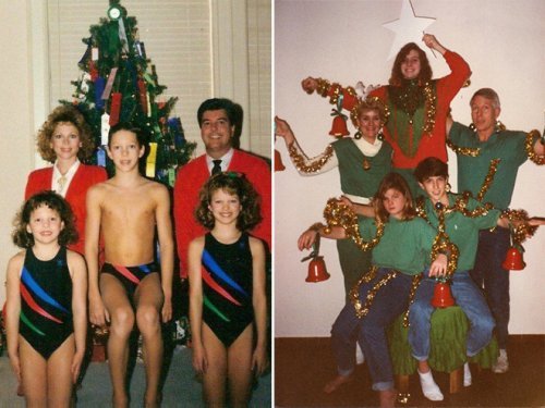 Нелепые семейные фотографии на Рождество Нелепые фотографии, Семейное фото, Рождество, Длиннопост