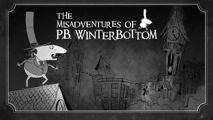 Silent movie game with a touch of Tim Burton - The Misadventures of PB Winterbottom - , Games, Gameplay, Silent movie, Tim Burton, Graphics, Black and white, Longpost, Video