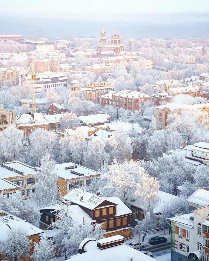 Зимний Киров - Киров, Зима, Снег, Фотография, Природа, Красота природы, Россия