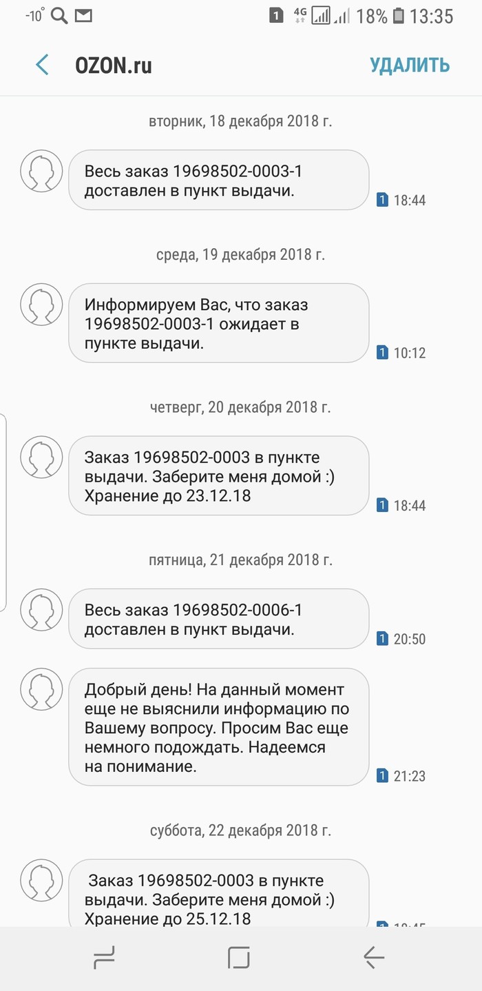 OZON.RU - pay for the goods, we will not deliver it to you, but we will not return the money - My, Ozon, , Online Store, Cheating clients, Bad service, Delivery, Call center, Longpost, A complaint