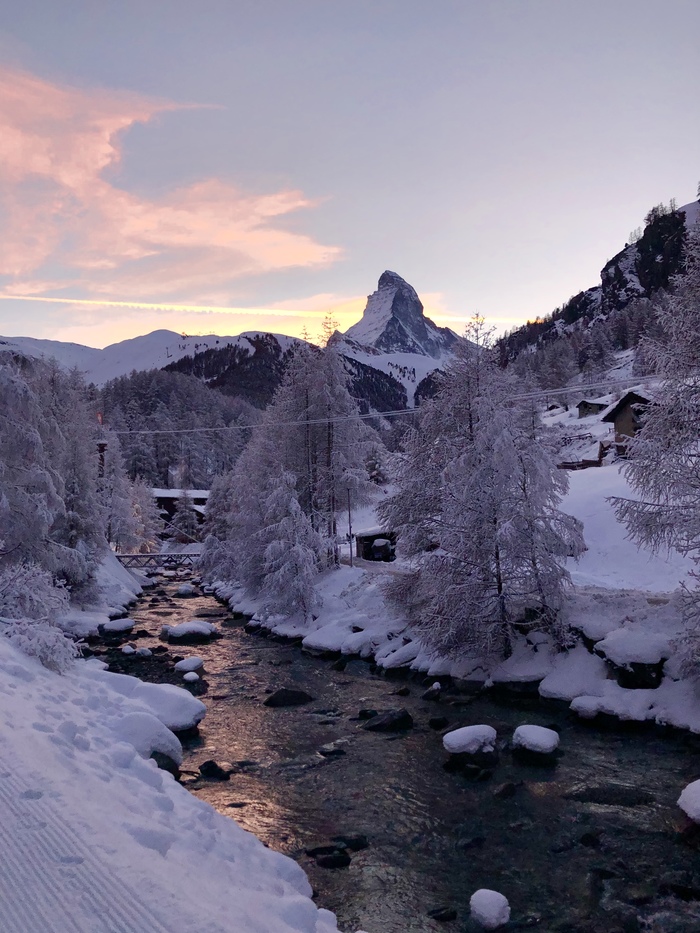 Sunset Matterhorn - My, Matterhorn, Switzerland, beauty, Nature, Skiing, The mountains, Holiday greetings