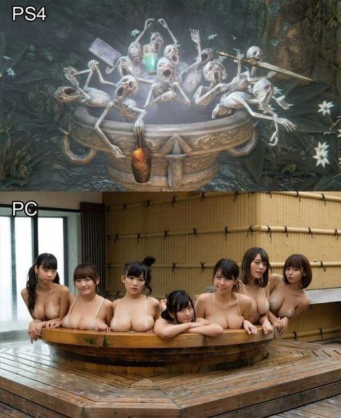 Pekaboyare - Images, Comparison, Steam room, Asian, PC, Sony PS4, , Girls, Bath, NSFW