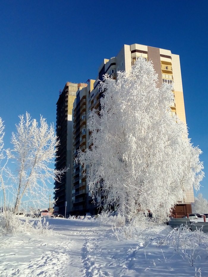 Часовня Новосибирск зимой