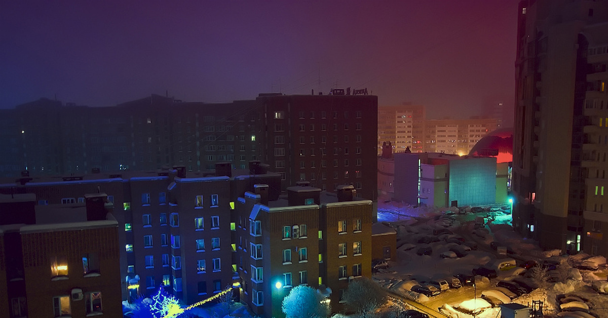 Ночные дворы москвы