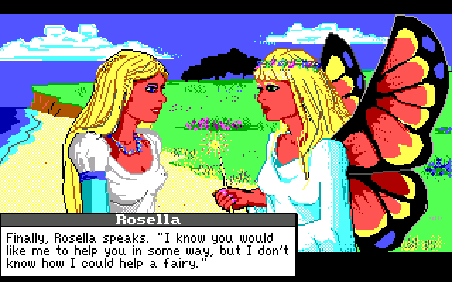 King's Quest IV: The Perils of Rosella. Часть 1. - Моё, 1988, Прохождение, Квест, Sierra, Игры для DOS, Ретро-Игры, Игры, Длиннопост