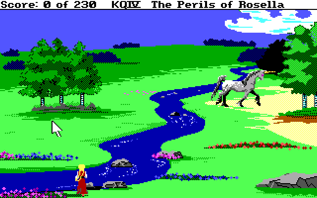 King's Quest IV: The Perils of Rosella. Часть 1. - Моё, 1988, Прохождение, Квест, Sierra, Игры для DOS, Ретро-Игры, Игры, Длиннопост