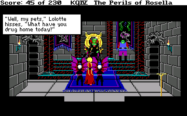 King's Quest IV: The Perils of Rosella. Часть 1. - Моё, 1988, Прохождение, Квест, Sierra, Игры для DOS, Ретро-Игры, Игры, Длиннопост