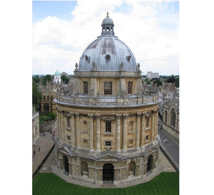 Radcliffe Camera - My, Architecture, Library, Layout, Students, Studies, Longpost