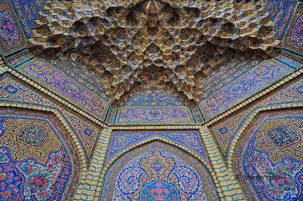 Architectural hypnosis in mosques. - Mosque ceilings, Architecture, Constructions, Longpost