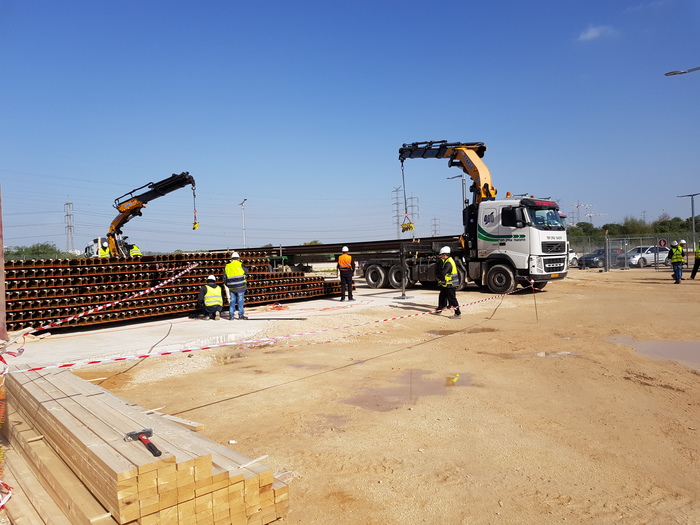 The first rails for the Tel Aviv Metrotram - My, Tram, Metrotram, Tel Aviv