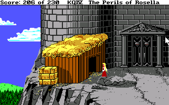 King's Quest IV: The Perils of Rosella. Часть 3. - Моё, 1988, Прохождение, Квест, Sierra, Игры для DOS, Ретро-Игры, Игры, Длиннопост, Видео