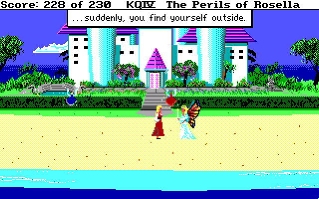 King's Quest IV: The Perils of Rosella. Часть 3. - Моё, 1988, Прохождение, Квест, Sierra, Игры для DOS, Ретро-Игры, Игры, Длиннопост, Видео