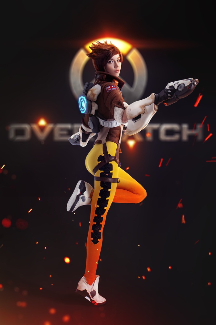 Tracer by Hoshi ,  , Overwatch, Tracer, Hoshi, 
