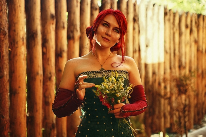 Cosplayers parodied a scene from The Witcher 2: Assassins of Kings - Witcher, Cosplay, Triss Merigold, Philip Eilhart, Cynthia, Longpost, Humor