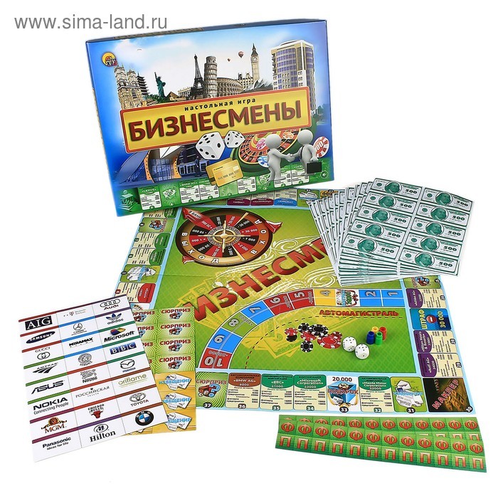 Search for the rules of the game Businessmen - No rating, Board games, Help