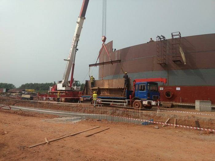 How we build tanks in Ghana. - My, Work, Installation, Energy, Africa, Ghana, Longpost