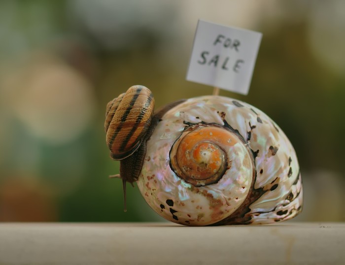 Housing problem - My, Snail, Seashells