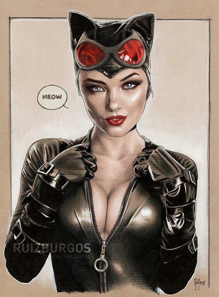 Morning Catwoman , -
