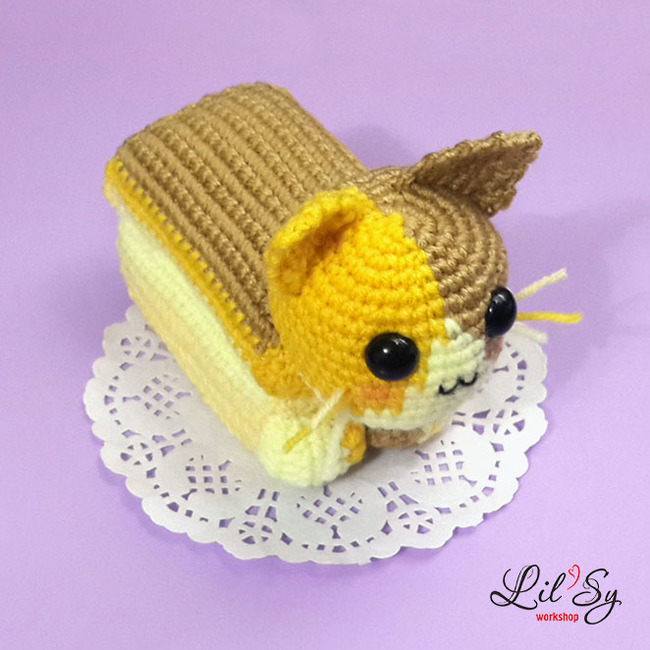 Catlab - My, cat, Memes, Loaf, , Neesh Podumu, Needlework without process, Crochet, Author's toy, Longpost